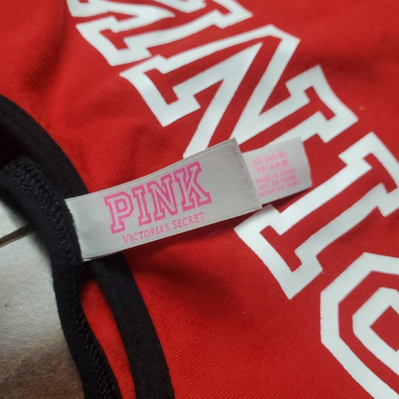 Pink Victoria's Secret High Nevk Sports Bra XS - Picture 4 of 5